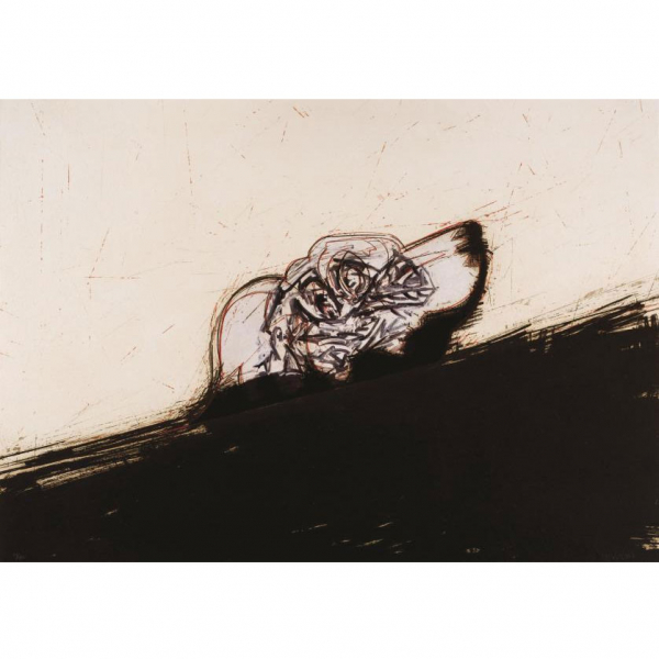 Manolo Valdés. &quot;El perro (2007)&quot;. Aguafuerte y aguatinta con collage sobre papel aquari. Firmado