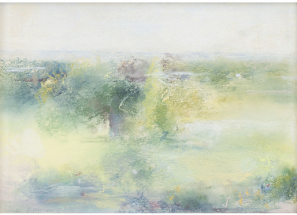 CARMEN LAFFÓN (Sevilla, 1934 - Sanlúcar de Barrameda, Cádiz, 2021)  Paisaje de Doñana, 1984 