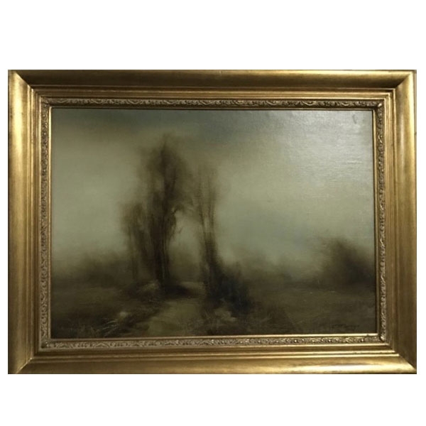 Carlos Morago (Madrid, 1954) "Paisaje de Otoño con camino"