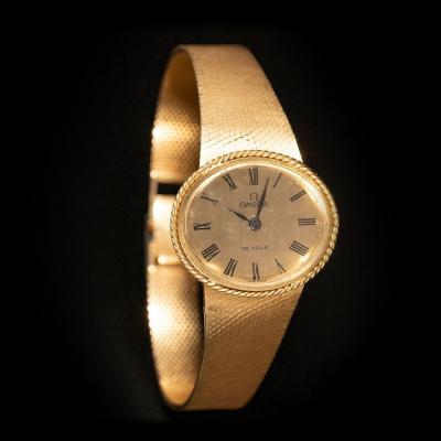 Importante Reloj Omega Dama en oro 18k macizo, a&ntilde;os 60.