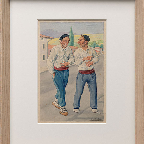 "Ese Manu, Chistoso el solo es..."  JOSE ARRUE (Bilbao, 1895-1977). 