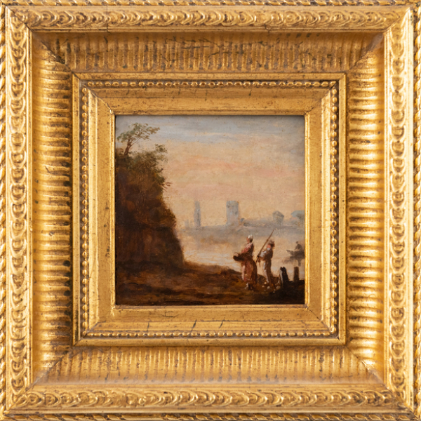 "Pescadores" ESCUELA FRANCESA DEL SIGLO XIX