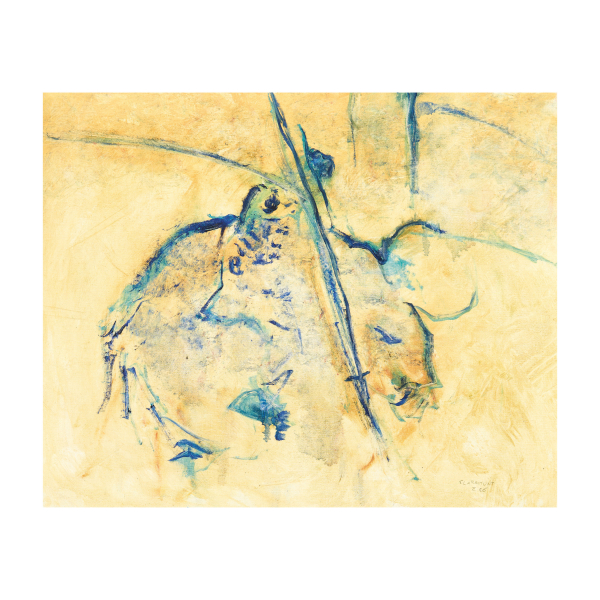 Llu&iacute;s Claramunt (Barcelona, 1951-Zarautz, 2000) Sin t&iacute;tulo. &Oacute;leo sobre tela. Firmado y fechado en 1986.