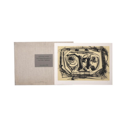 Antonio Saura. "FRANZ KAFKA &middot; TAGEB&Uuml;CHER" Manus presse, 1988. 10 litograf&iacute;as 