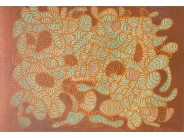 Pablo Candal – Toro Disimulado – Acrílico sobre lino 