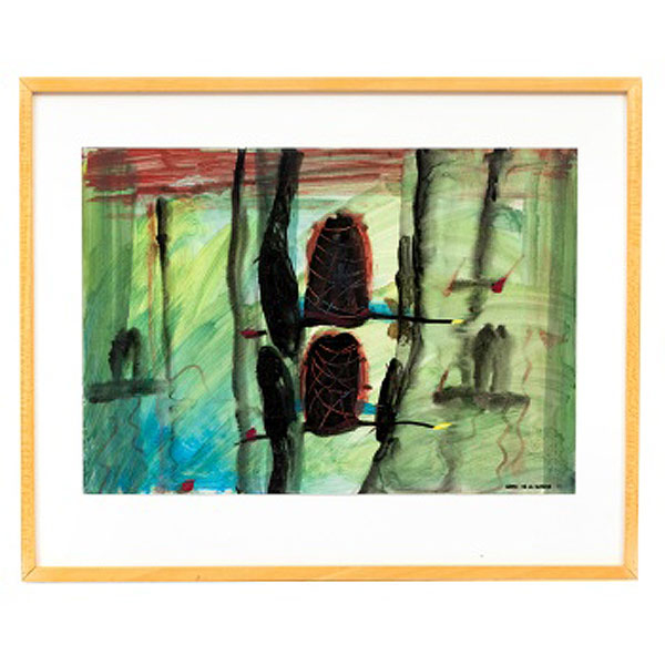 IÑAKI DE LA FUENTE  (Bilbao 1954) "Sin titulo"