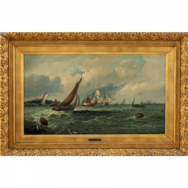 "Marina" c. 1888.  WILLIAM BROONE (1838-1892) 