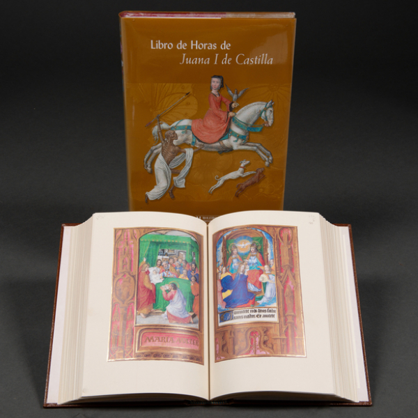 Facs&iacute;mil Libro de Horas de Juana I de Castilla. Editado por M. Moleiro. Ejemplar 380/987