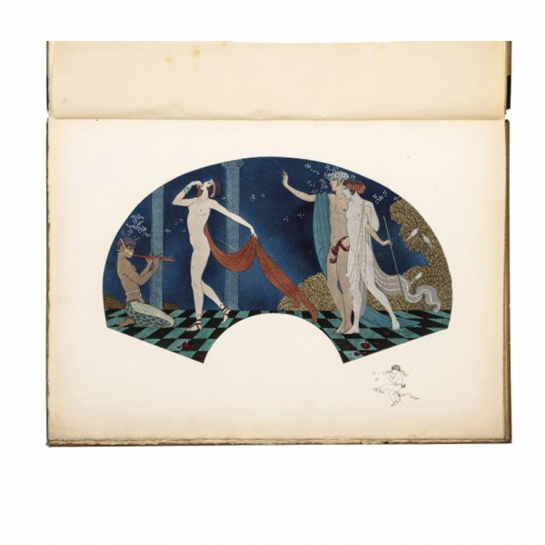 L´éventail et la fovrrevre chez Paquin.   Dessins de Pavl Iribe, George Barbier, Georges Lepape&quot; París: Maquet, 1911.