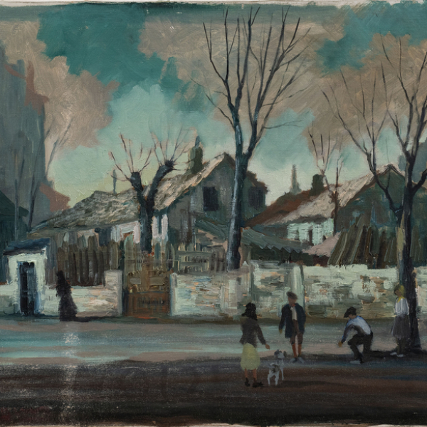 "Día de Invierno"  ROBERT LESGUES (Laburdi, 1912 -1982)