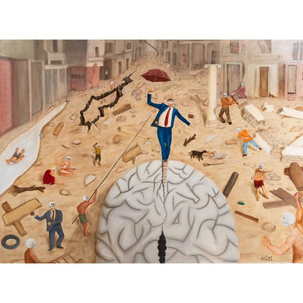 Mario Santiago Mart&iacute;nez (Santa Fe, Aregntina, 1950)  Manteniendo la cordura.  