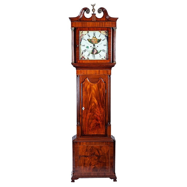 Reloj de caja alta inglés