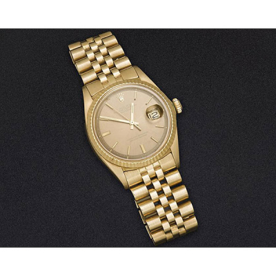 Reloj Rolex Oyster Perpetual Datejust para caballero. De en oro amarillo de 18 K. 38 mm.