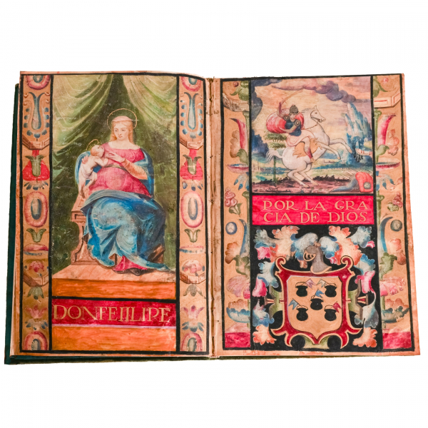 Escuela espa&ntilde;ola, s.XVI.  Ejecutoria de hidalgu&iacute;a de Diego Calder&oacute;n de Mongina de la Villa de Herrera, 1576.   