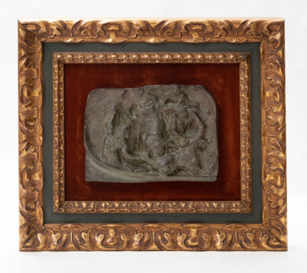 MANUEL MARTÍNEZ HUGUÉ "MANOLO HUGUÉ"  (Barcelona 1872 - Caldes de Montbui, Barcelona 1945) "Personajes y toro"