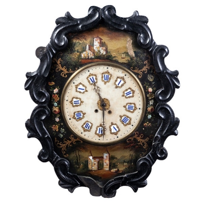 Reloj de pared isabelino