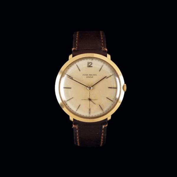 Reloj de pulsera para caballero marca PATEK PHILIPPE Calatrava en oro amarillo de 18 K.