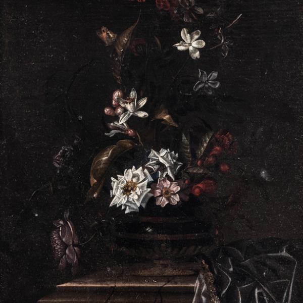 "Bodeg&oacute;n de flores" ESCUELA HOLANDESA DEL SIGLO XVII-XVIII.   &Oacute;leo/Lienzo