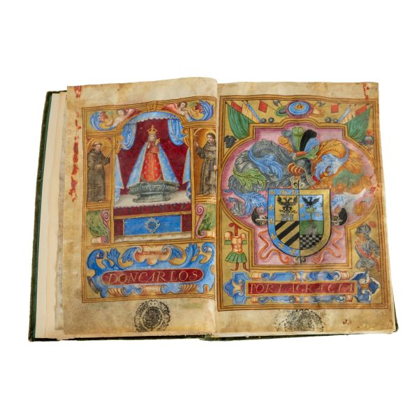 Escuela espa&ntilde;ola, s.XVII.  Ejecutoria de hidalgu&iacute;a de Baltasar y Diego Fern&aacute;ndez de la villa de Llamas, 1679.  