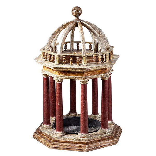 Templete de madera marmolizada 