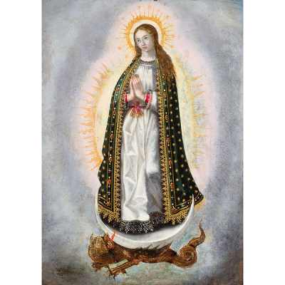 Juan Sánchez Cotán (1560 - 1627)  &quot;Virgen&quot;. 