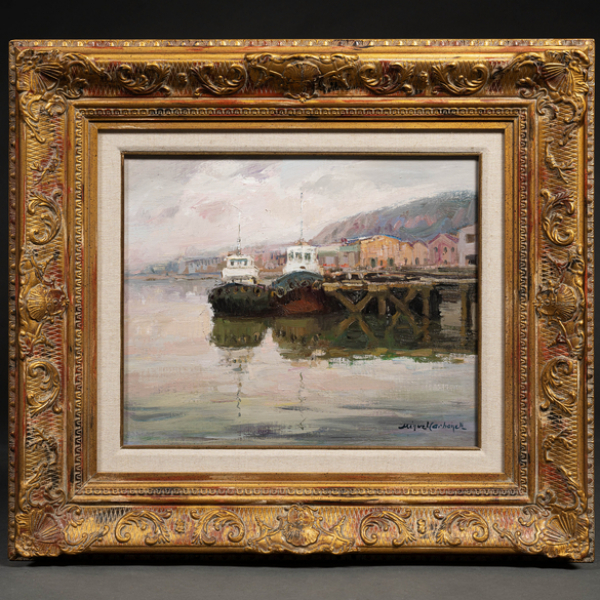 "Remolcadores"  MIGUEL CARBONELL(Barcelona, 1930-2008)