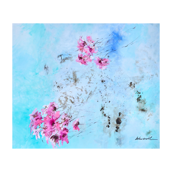 Elba Schwerdt (Bah&iacute;a Blanca, Argentina, 1956) Sin t&iacute;tulo. T&eacute;cnica mixta sobre tela. Firmado.