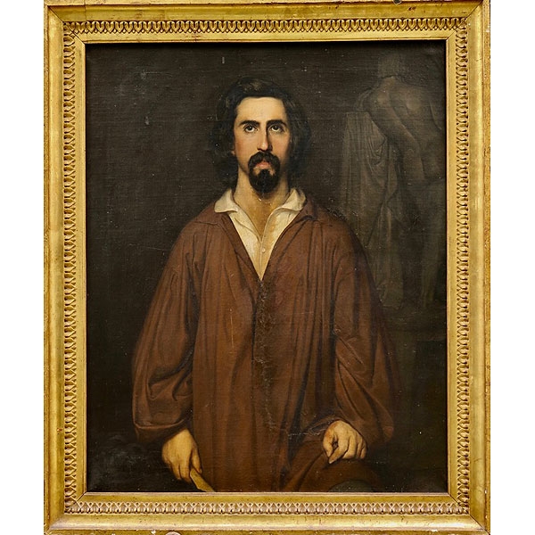 Carlos Luis de Ribera y Fieve &quot;Retrato del escultor D. José Siro Pérez&quot;