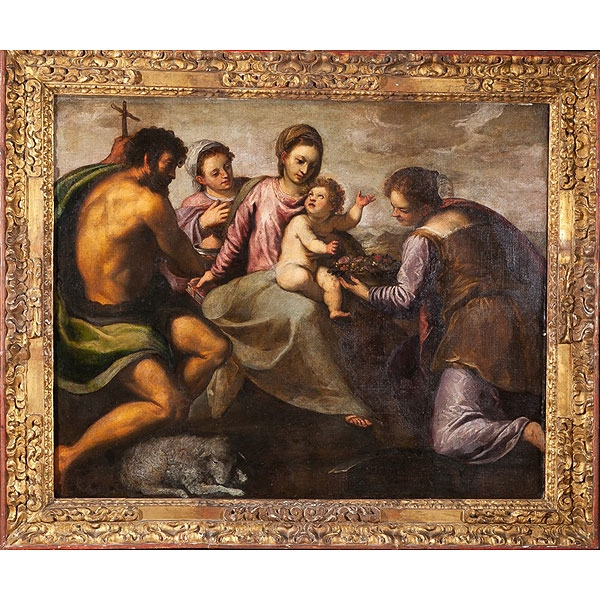 Escuela Veneciana, S.XVI Virgen con el Niño