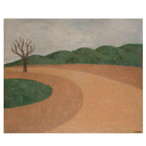 Conxa Ibáñez (Canet de Mar - 1929). "El Vallès".   Óleo sobre tela realizado en 2009 por la artista barcelonesa Conxa Ibáñez. 