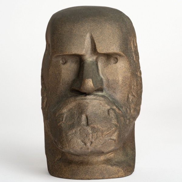 "Busto de Sabina Arana" JORGE OTEIZA (Orio, 1908-San Sebastián, 2003) firmado, escultura bronce