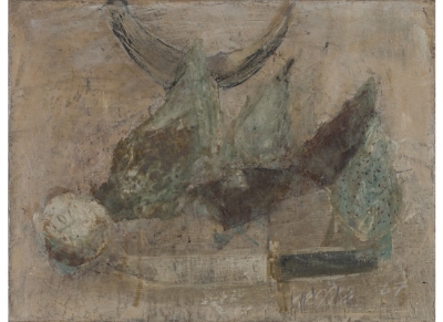 PANCHO COSSÍO (San Diego de los Baños, 1894 - Alicante, 1970)  Bodegón, 1967 