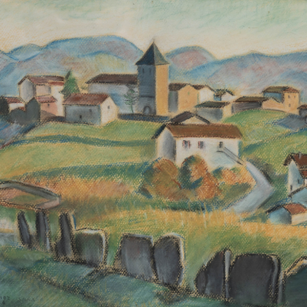 "Vista de Sara" c. 1936   GASPAR MONTES ITURIOZ (Irún, 1901-1998). 