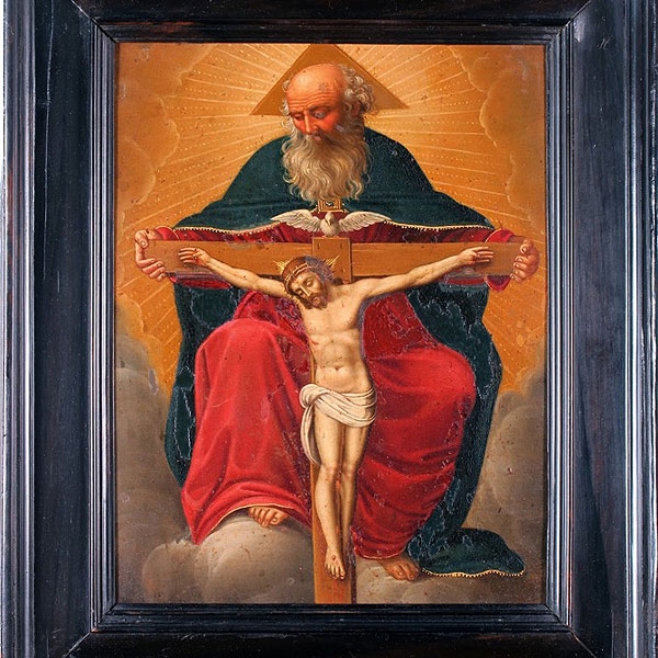 Anónimo español S.XVII "Santísima Trinidad"