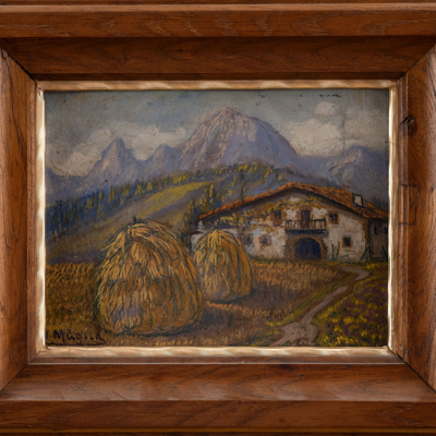 &quot;Paisaje de Durango&quot;  NICOLÁS MÚGICA (Bergara, 1887 - San Sebastián, 1948)