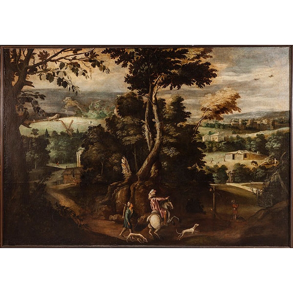 Escuela flamenca S.XVII Paisaje