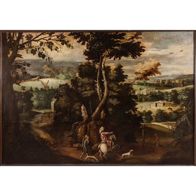 Escuela flamenca S.XVII Paisaje