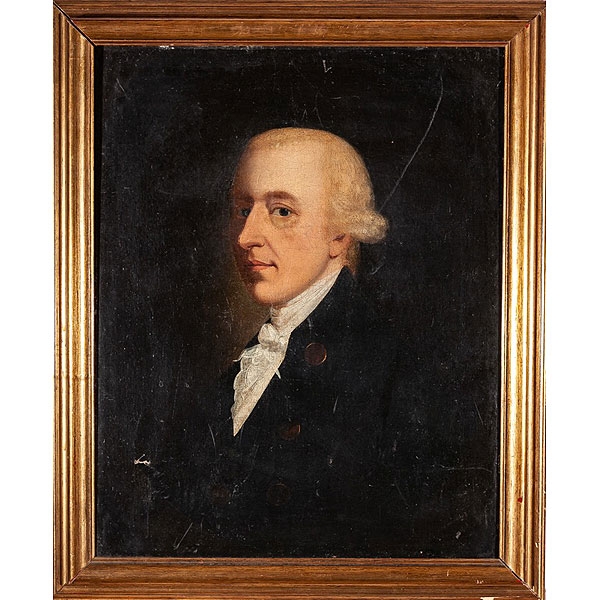 Escuela francesa S. XVIII "Retrato de caballero"