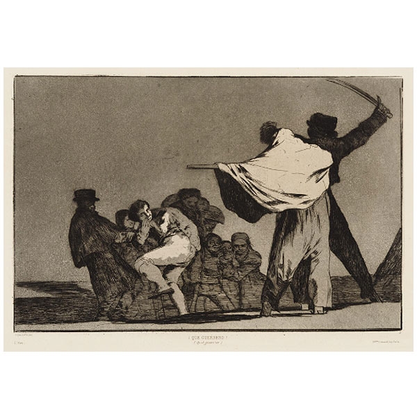 FRANCISCO DE GOYA Dos a Uno, meten la Paja en el Culo (Que Guerrero!), 1816-1824