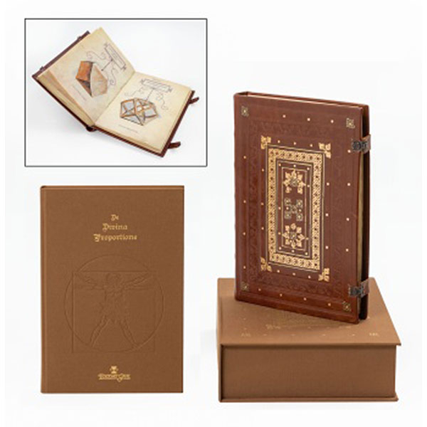 Facsímil De Divina Proportone-Signatura & 170 sup. cuyo original se encuentra custiada en la Biblioteca Ambrosiana de Milán.