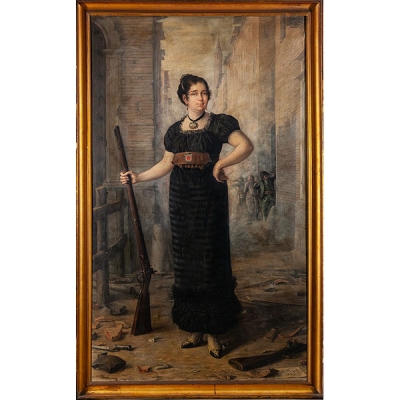 Mariano de Miguel Gonz&aacute;lez Retrato de la Condesa de Bureta