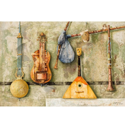 Jos&eacute; Lapayese del R&iacute;o. Bodeg&oacute;n musical 