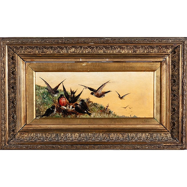 Antonio Vascano (Antonio Cánovas del Castillo y Vallejo, 1862 - 1933) "Pájaros"