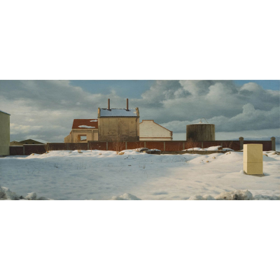 "Paisaje nevado"  CARLOS MARCOTE(&Aacute;lava, 1950) 