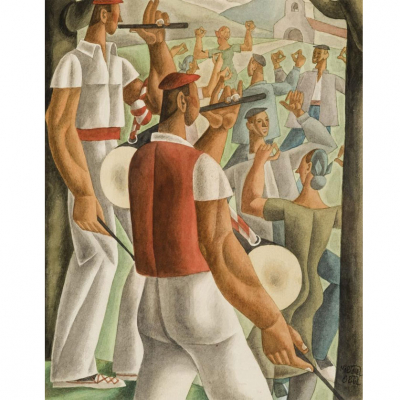 Nicolás Martínez Ortíz de Zárate. Fiesta vasca