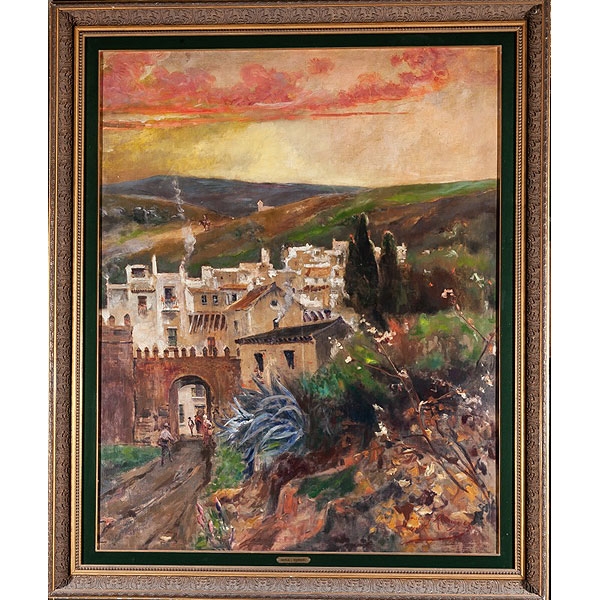 Manuel García y Rodríguez (1863 - 1925) "Vista de Ronda"