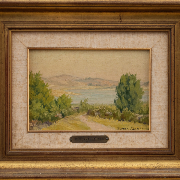 "Paisaje de Santillana"  PEDRO SERRA FARNES (Barcelona, 1890 - 1974)