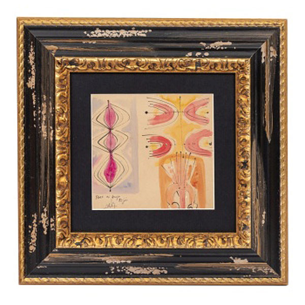 WIFREDO LAM  (Sagua la grande, Cuba 1902 - Paris 1982) "Sin título"