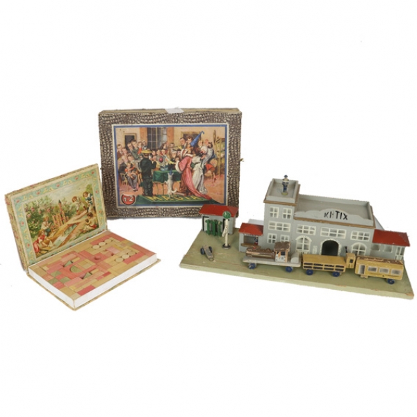 ESTACIÓN DE TREN A ESCALA, AÑOS 40/50