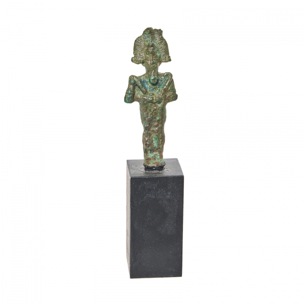 Figura de Osiris en bronce, Egipto, Período Ptolemaico, 332-30 a.C.
